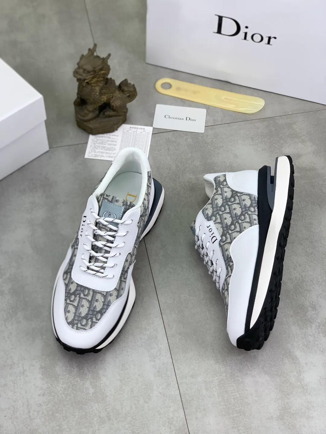 Men's Men's Shoes💰P440💰[New Style]🆘[Dior] 2025 Dior Original Lace-up Low-top Men's Shoes Classic casual shoes 🔥This model is the official classic model, with high quality and made by famous original designers. It is made of high-quality cowhide with original materials➕Comfortable and breathable mesh lining➕Pigskin insole. The perfect last shape and generous and fashionable design have attracted many consumers. Suitable for drivers to drive🚗. What you want is the highest quality in the market. Color: 3️⃣Color code number: 38--44 (45 customized)